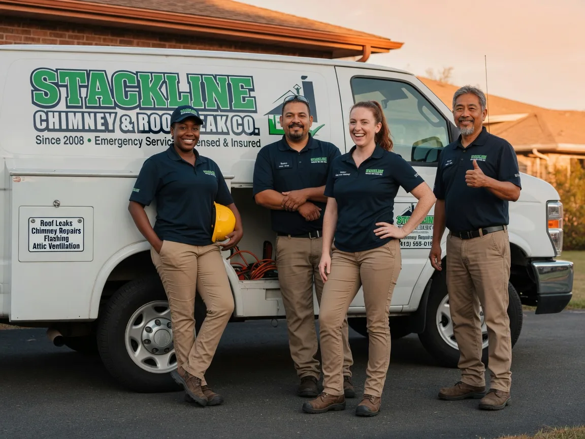 Chimney flashing repair company in Mclean, TX